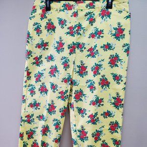 Ralph Lauren Stretch Yellow Roses Print